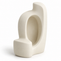 Isverna Curved Alcove Resin Sculpture - Cream